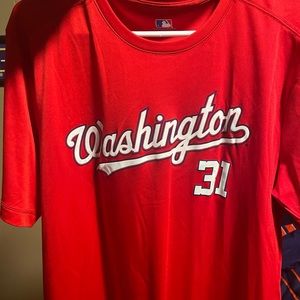 Max Scherzer Washington Nationals L Dri Fit Shirt